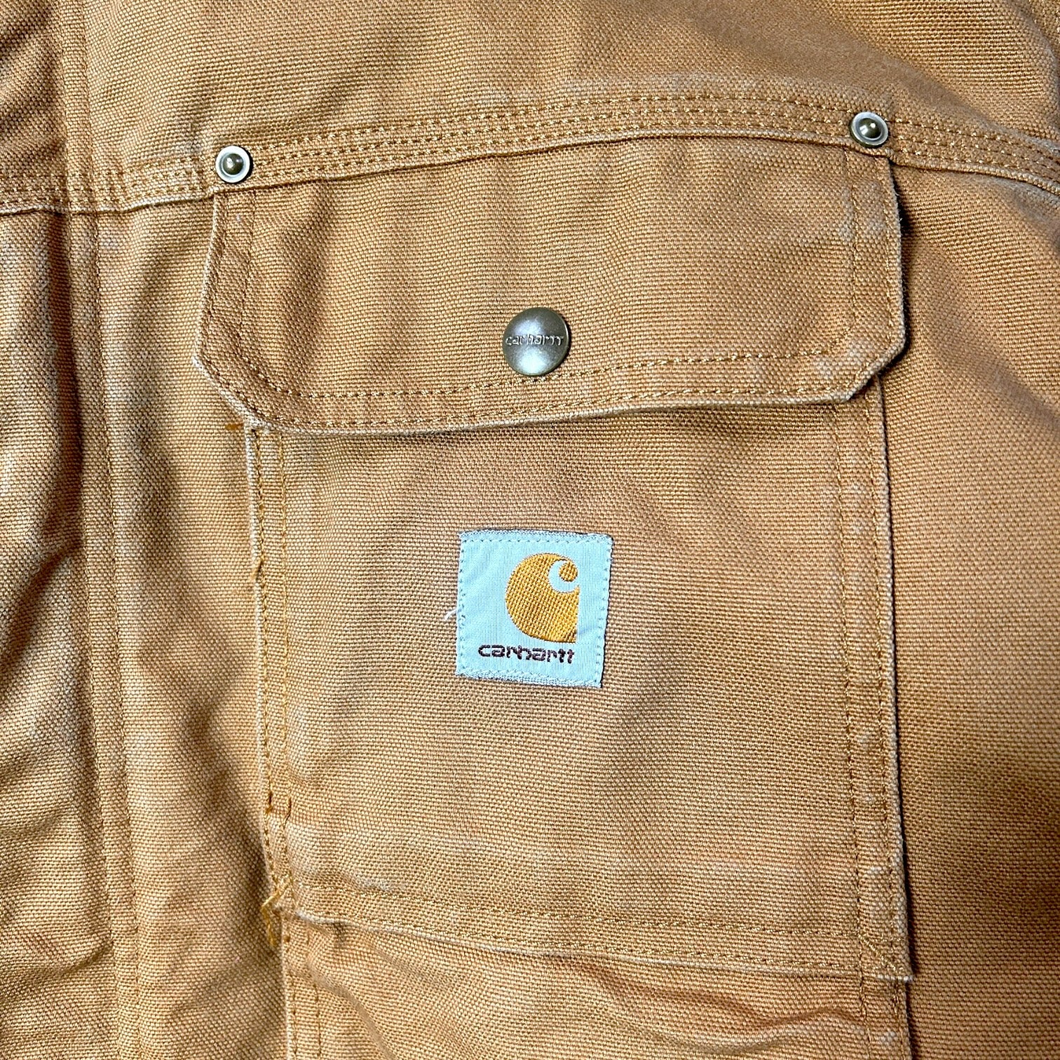 Carhartt Brown Traditional Coat - Loose Fit - Ex Materia