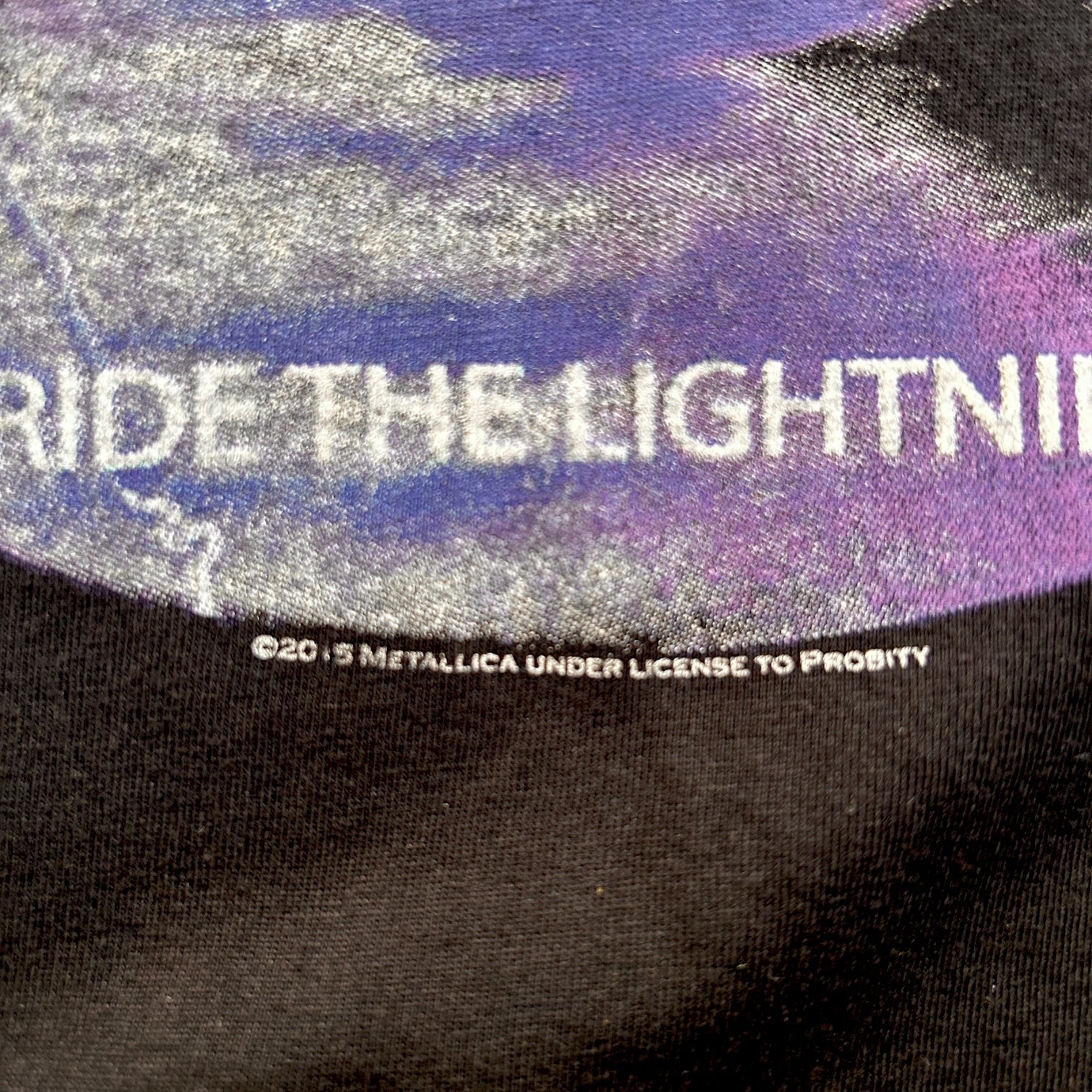 Metallica Ride The Lightning 2015 T-shirt - Ex Materia