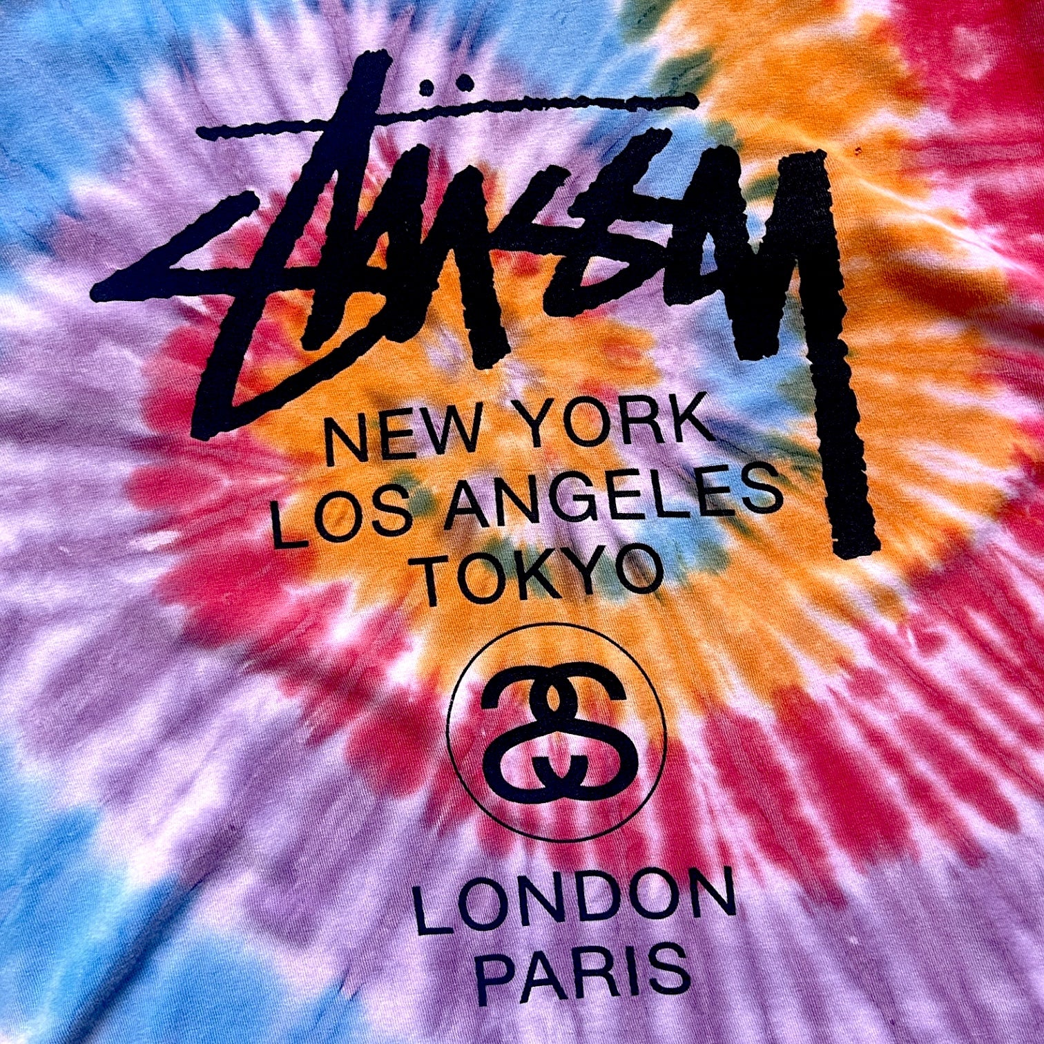 Tie-Dye Stussy T-Shirt - Ex Materia