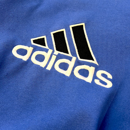 Vintage 90s  Blue Adidas Sweatshirt - Ex Materia