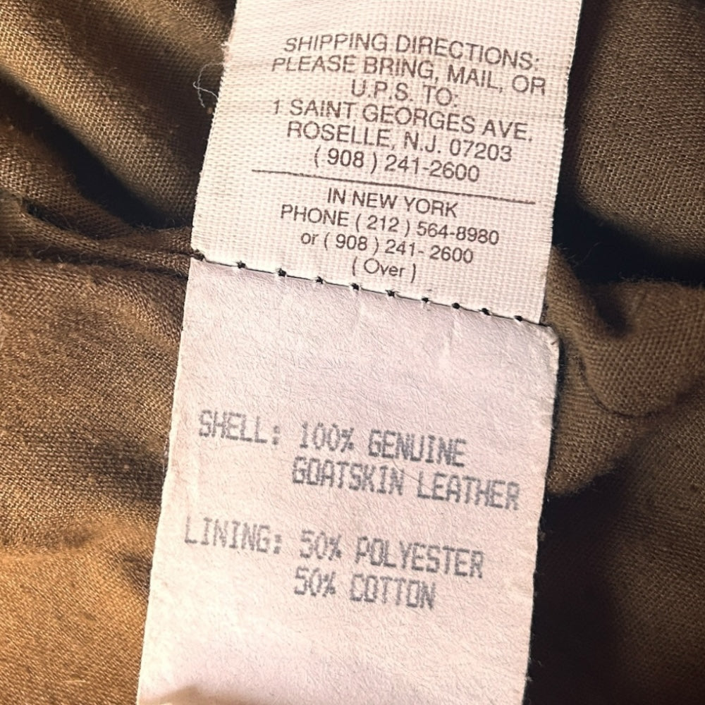 Vintage Cooper A-2 Made In USA Leather Flight Jacket - Ex Materia