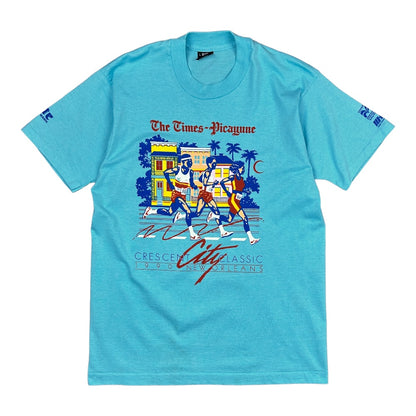 New Orleans Marathon Vintage 90s Running T-Shirt Made in USA - Ex Materia