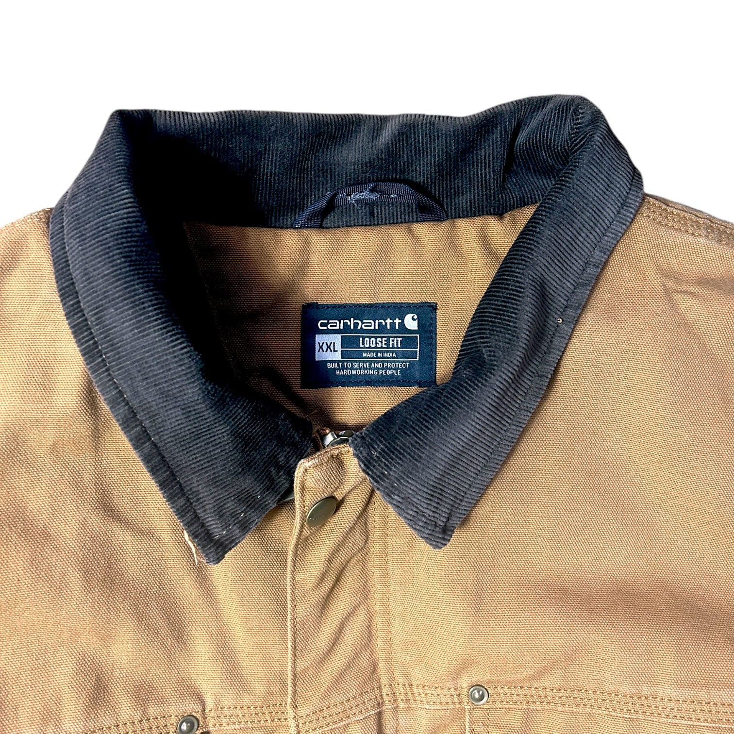 Carhartt Brown Traditional Coat - Loose Fit - Ex Materia