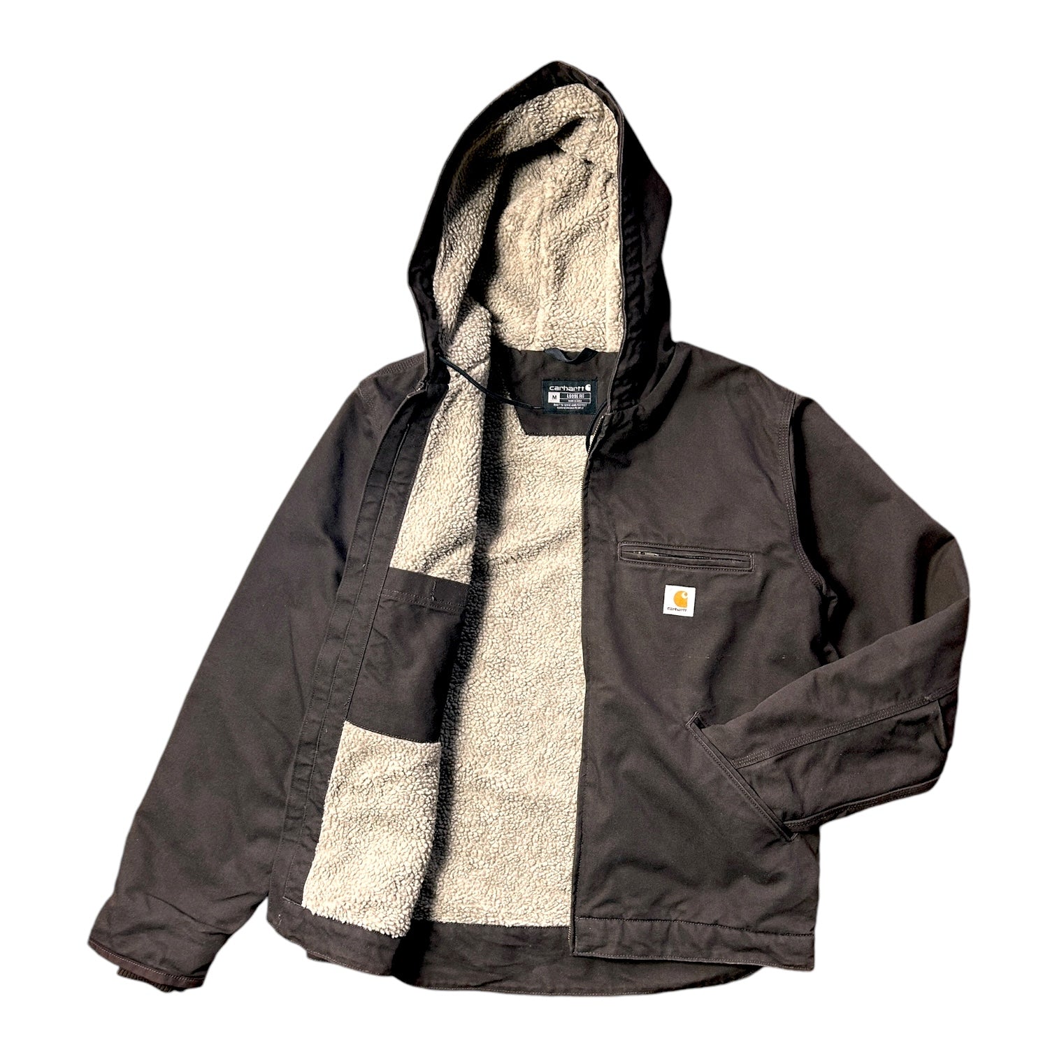 Carhartt Sherpa Lined Jacket - Loose Fit - Ex Materia