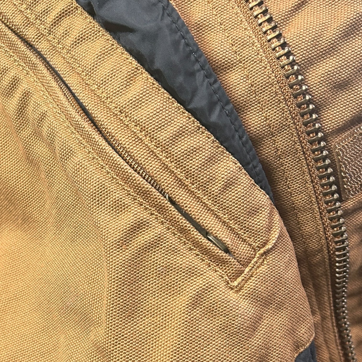 Carhartt Brown Traditional Coat - Loose Fit - Ex Materia