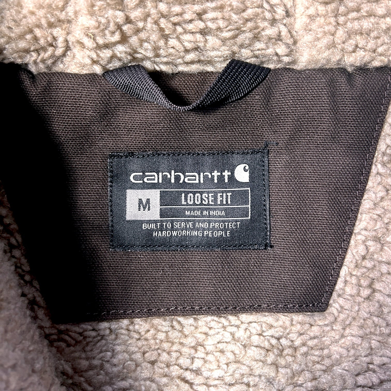 Carhartt Sherpa Lined Jacket - Loose Fit - Ex Materia