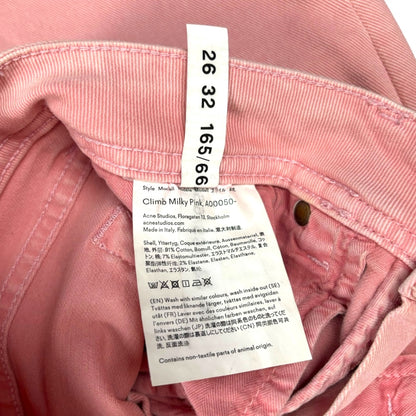 Acne Studios Climb Milky Pink Jeans - Ex Materia