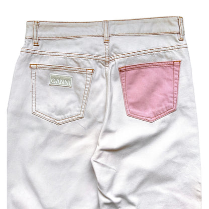 Ganni Overdyed Cutline Jeans - Ex Materia