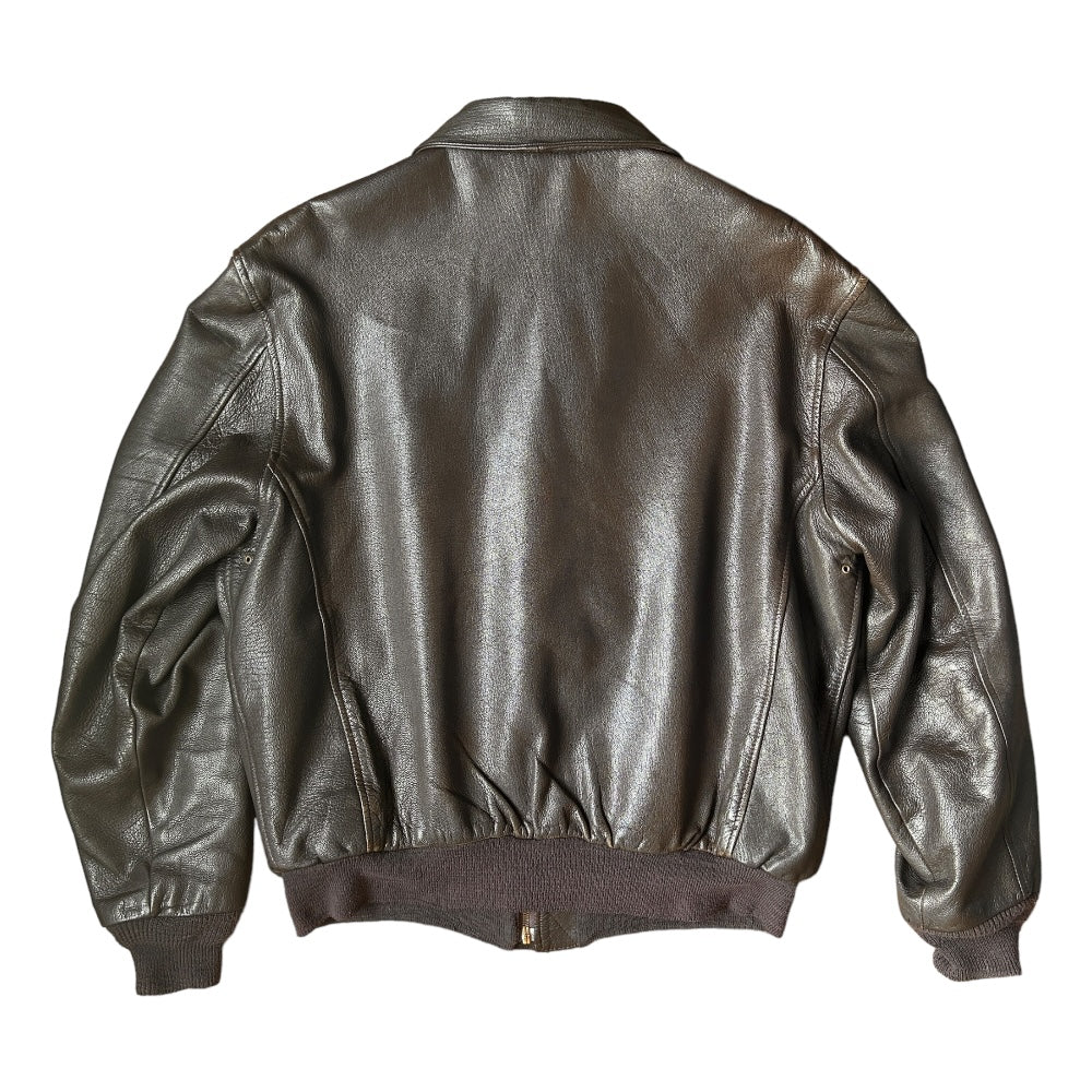 Vintage Cooper A-2 Made In USA Leather Flight Jacket - Ex Materia