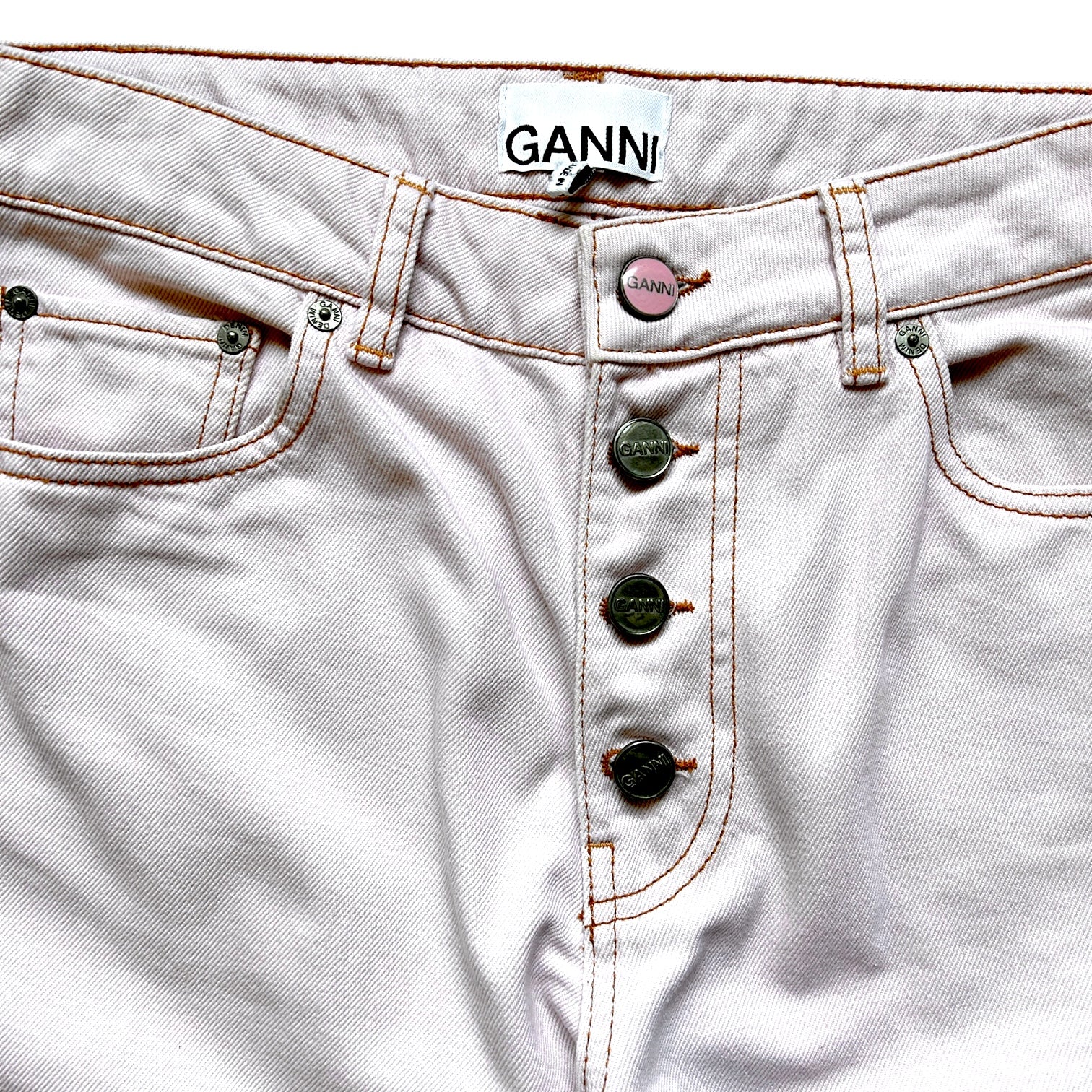 Ganni Overdyed Cutline Jeans - Ex Materia