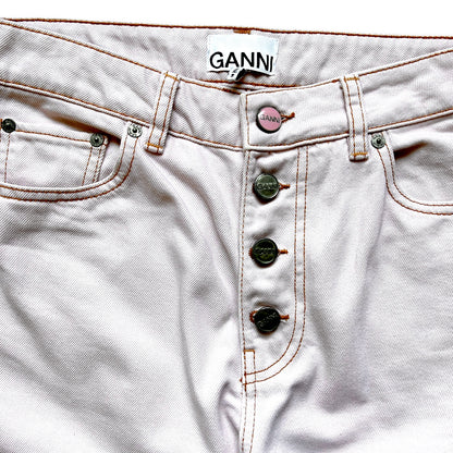 Ganni Overdyed Cutline Jeans - Ex Materia