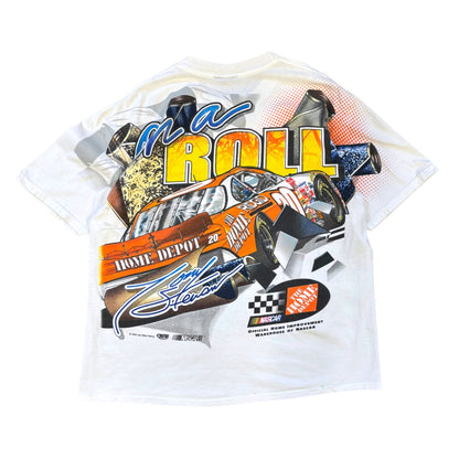 Vintage Tony Stewart 2000 Nascar Racing All Over Print T Shirt - Ex Materia