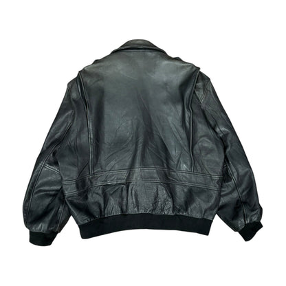 Leather Bomber Jacket - Ex Materia