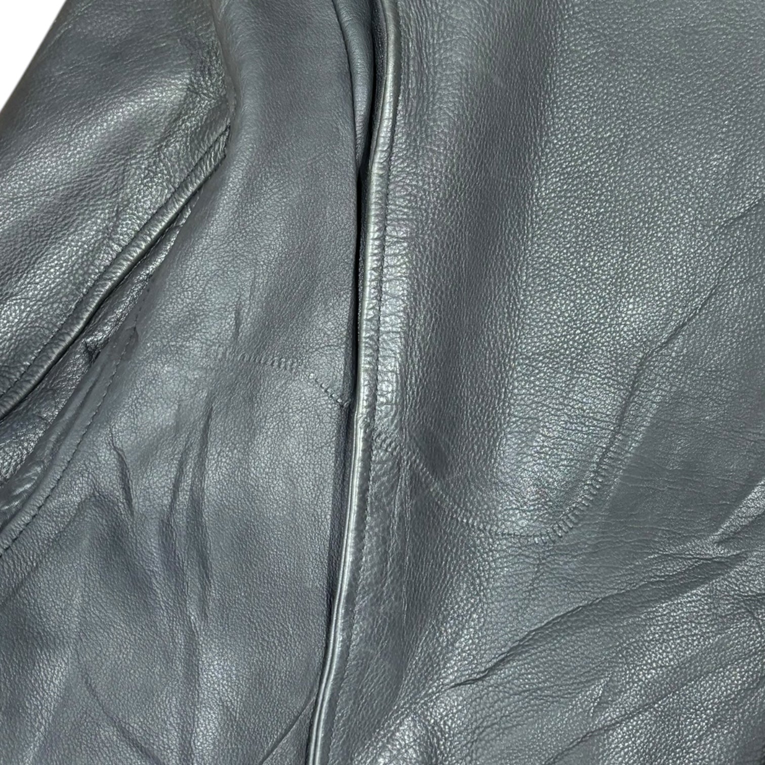 Leather Bomber Jacket - Ex Materia