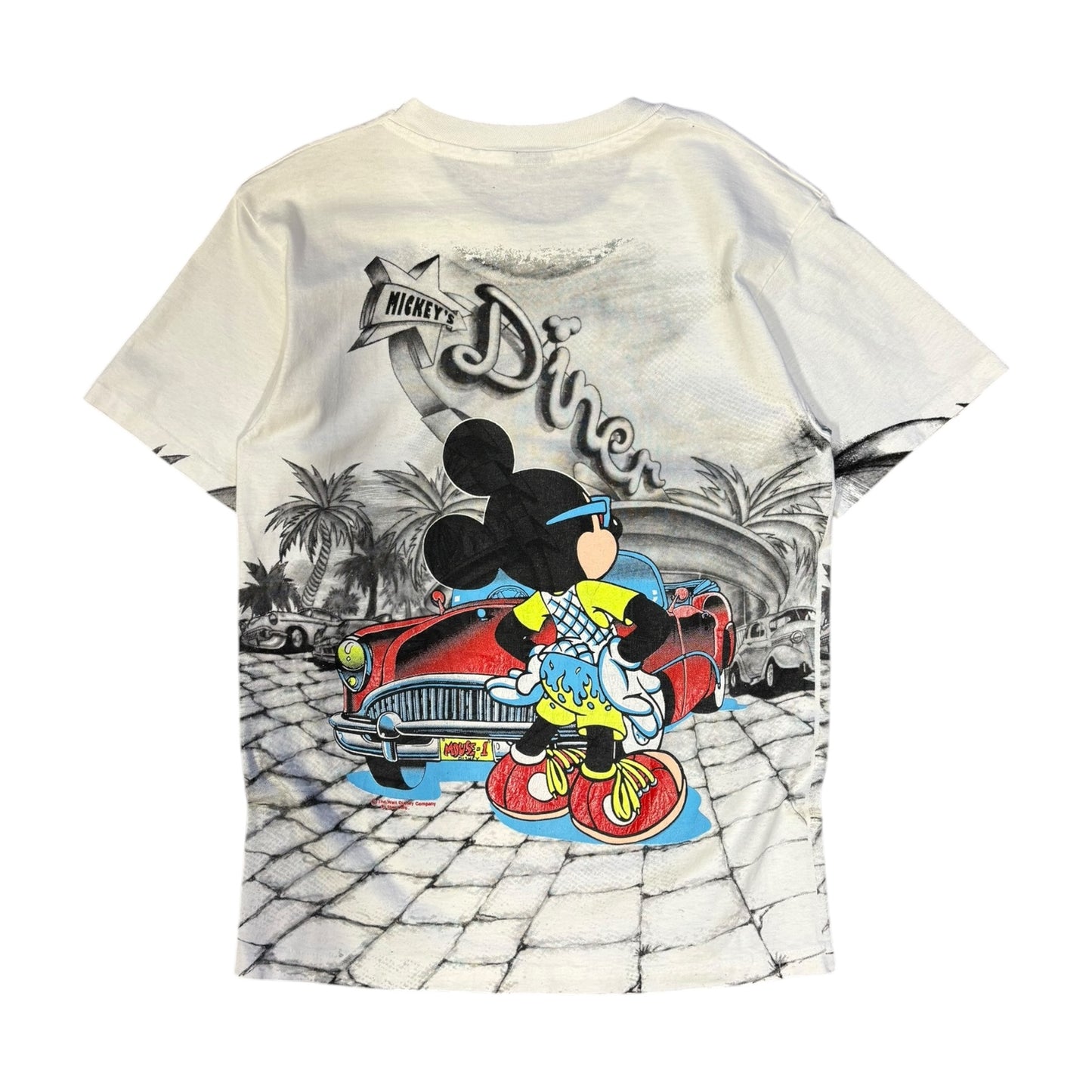 Vintage Disney Mickey Mouse Florida T-Shirt Single Stitch - Ex Materia