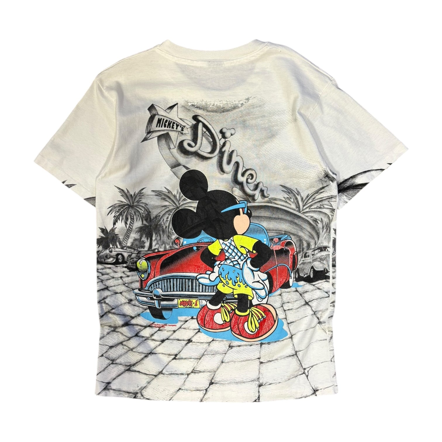 Vintage Disney Mickey Mouse Florida T-Shirt Single Stitch - Ex Materia