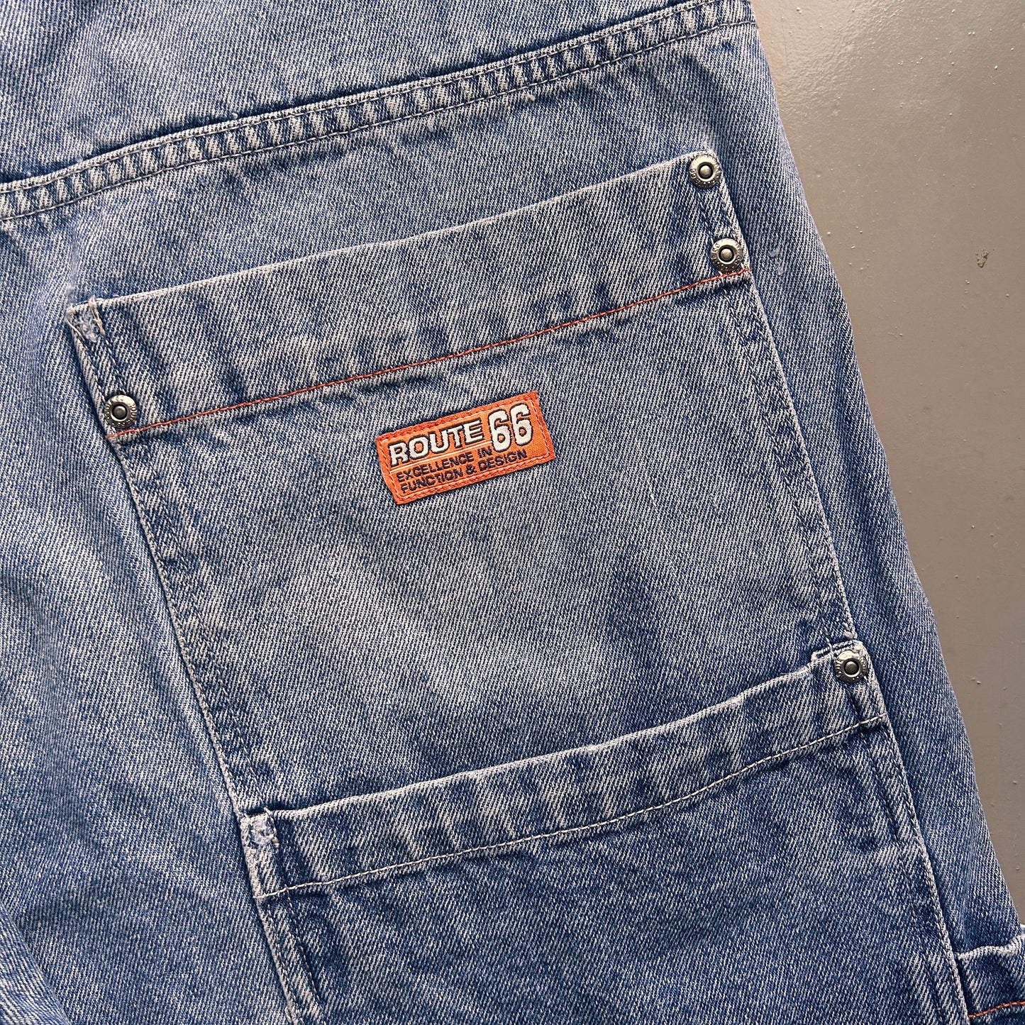Vintage Route 66 Jorts W36