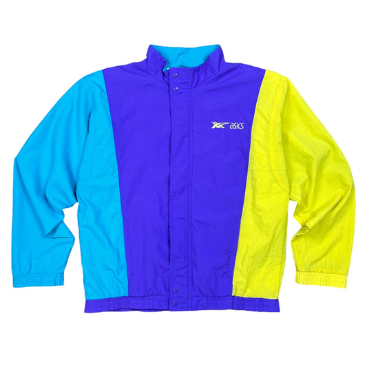 Vintage Asics Colorful Windbreaker - Ex Materia