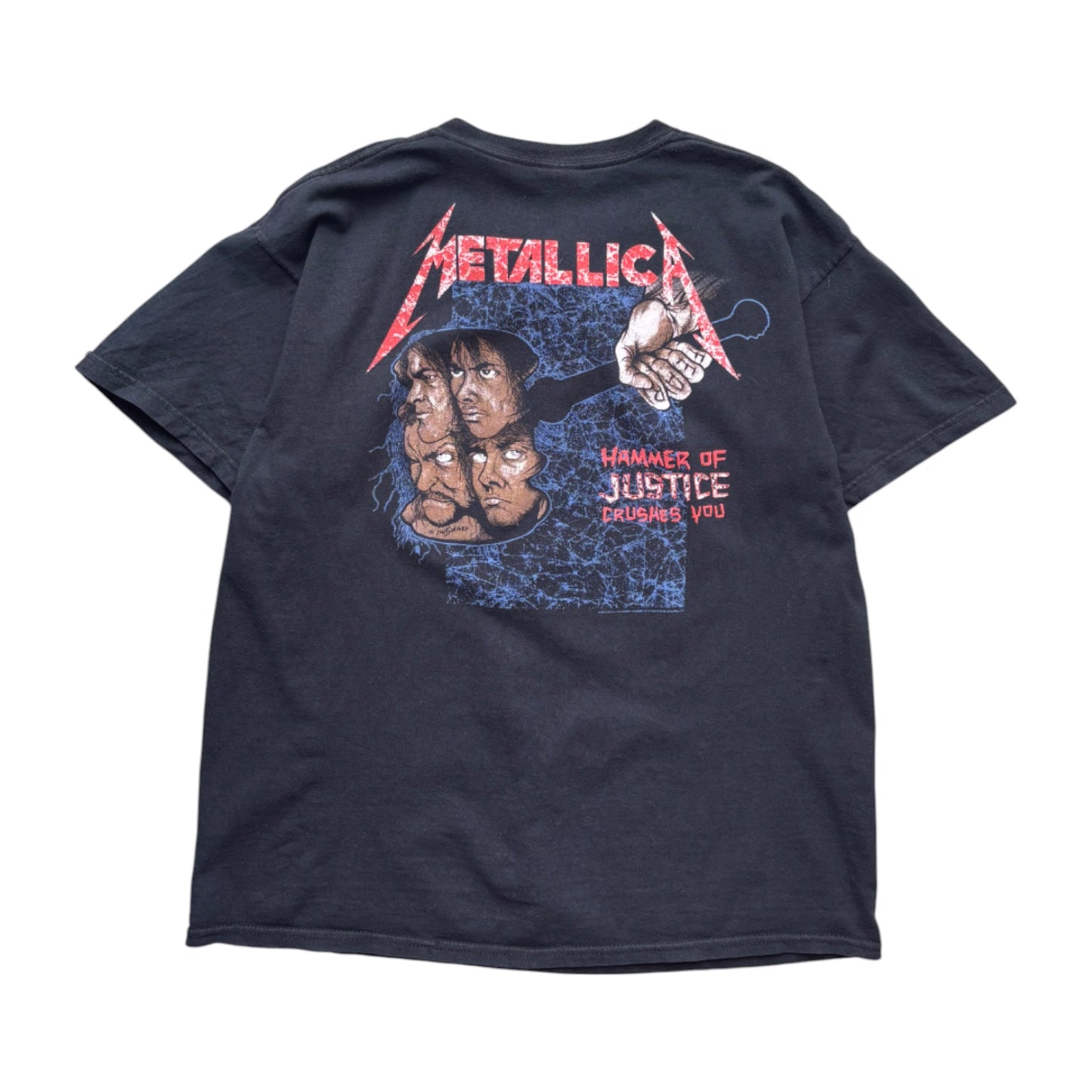 Metallica And Justice For All Band Vintage 00s T-shirt