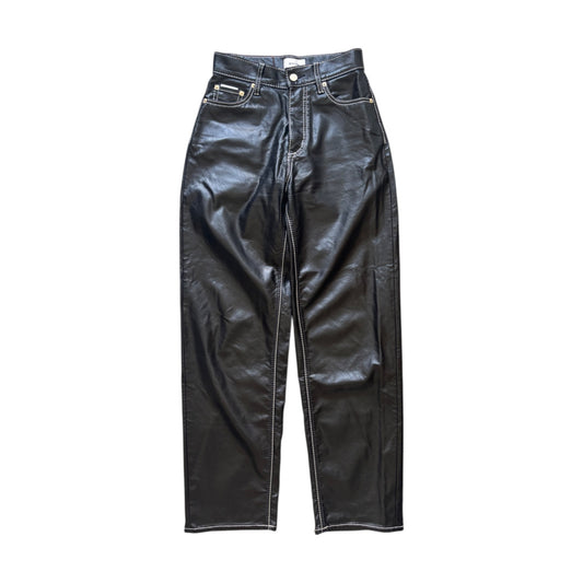 Eytys Benz Vegan Leather Black Pants