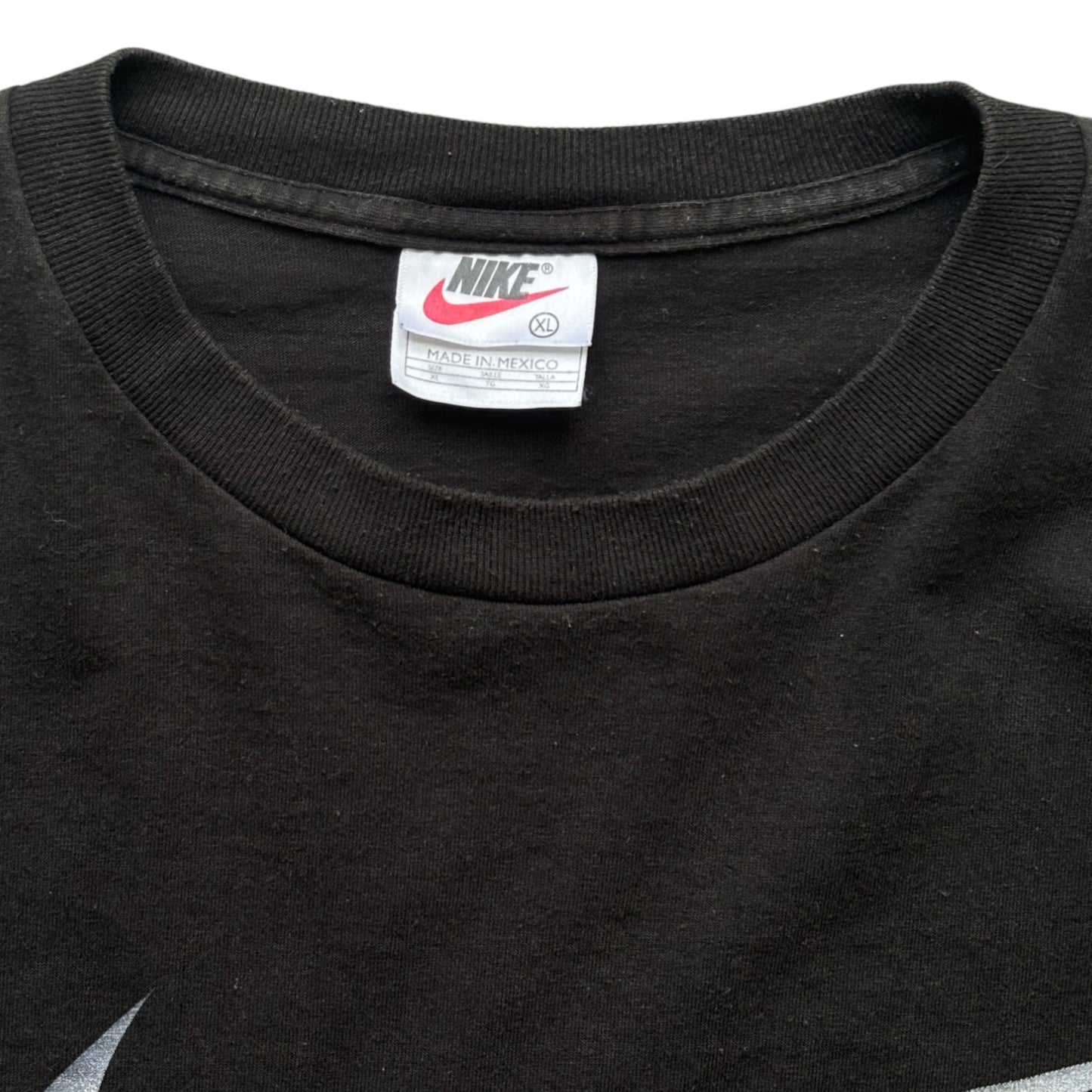 Vintage 90's Nike Swoosh Black White Tag T-Shirt