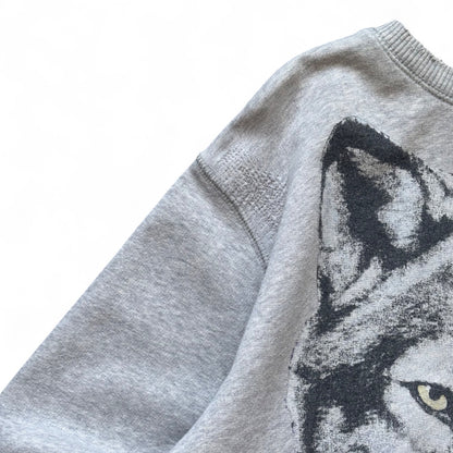 Diesel Wolf Grey Distressed Sweatshirt